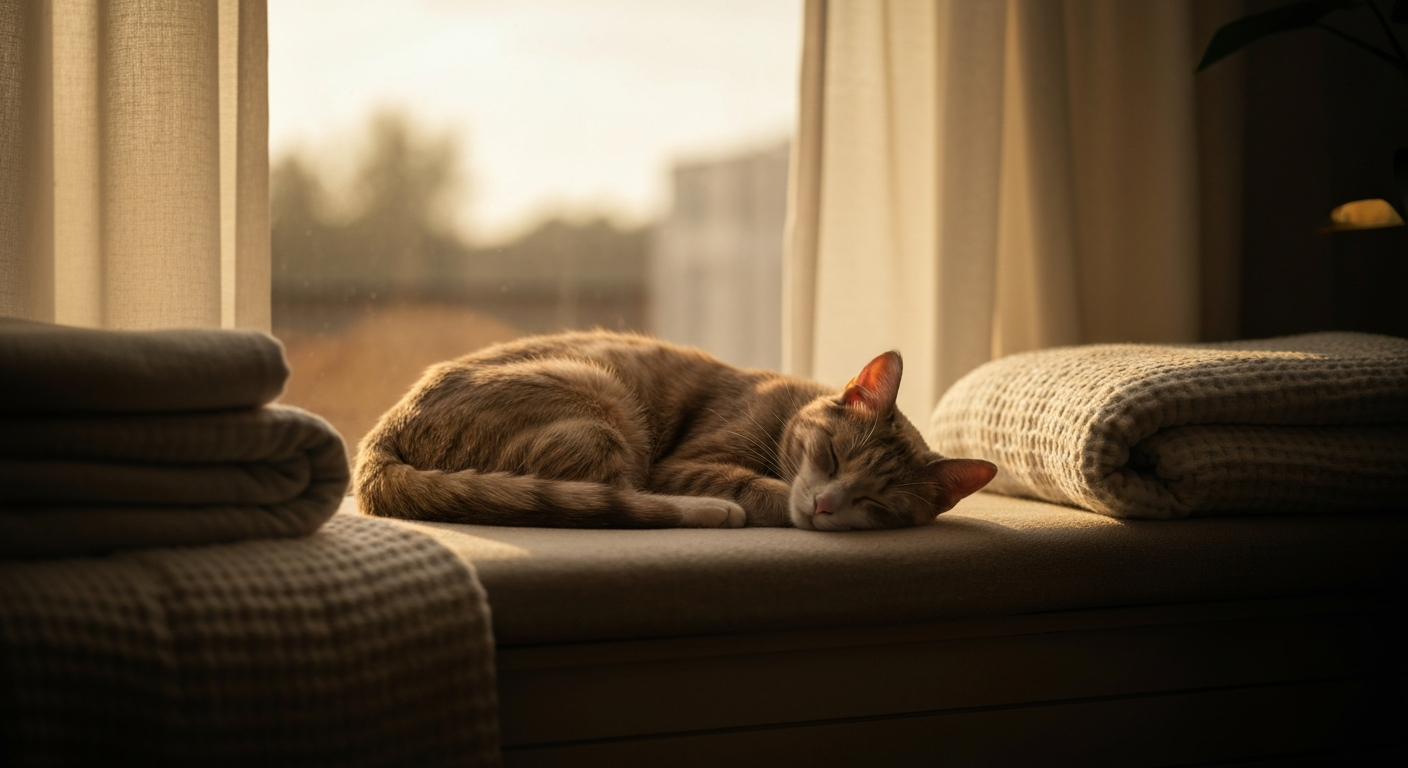 Créer chez soi un intérieur cocooning et apaisant, inspiré par le chat
